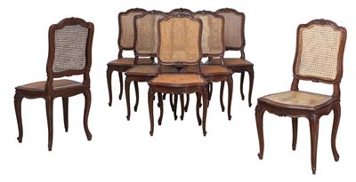 A Set of 8 Chairs, - Mobili e arti decorative