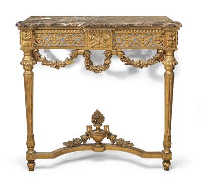 A Console Table, - Furniture and Decorative Art
