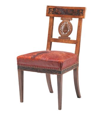 An Early Biedermeier Chair, - Di provenienza aristocratica