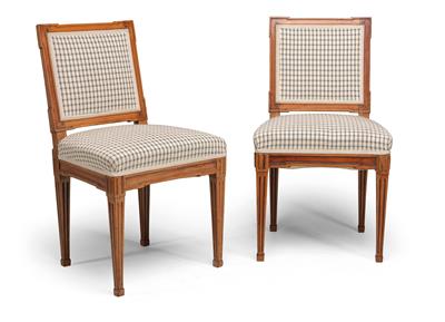 Paar josefinische Sessel, - Aus aristokratischem Besitz und bedeutender Provenienz