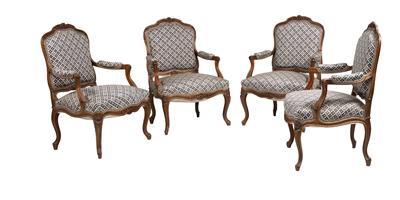 A Set of 4 Armchairs - Di provenienza aristocratica