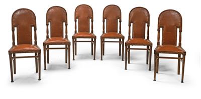 A Set of 6 Chairs, - Majetek aristokratického původu a předměty důležitých proveniencí