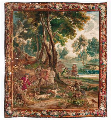 A Tapestry, - Di provenienza aristocratica