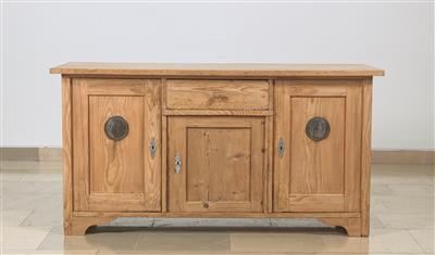 A Rustic Sideboard, - Furniture