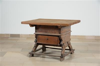 A Small Rustic Table, - Furniture