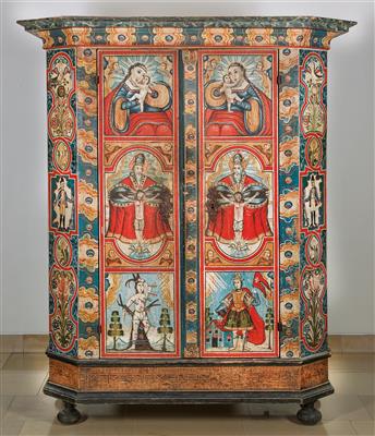 A Museum-Quality Upper Austrian Rustic Cabinet, - Nábytek