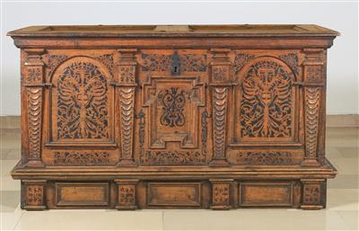 A Provincial Plinth Chest (“Sockeltruhe”), - Furniture