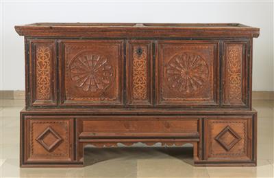 A Tyrolean Rustic Coffer, - Furniture