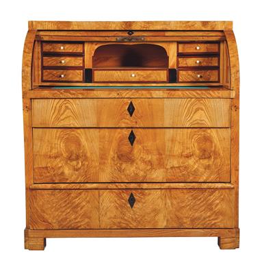 A Biedermeier Bureau, - Works of Art - Part 2