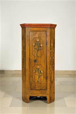 A Rustic Corner Cabinet, - Furniture