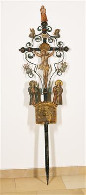 A Baroque Grave Cross, - Furniture