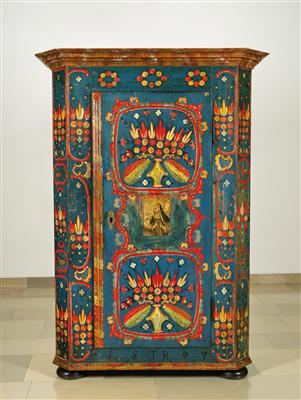 An Upper Austrian Rustic Cabinet, - Furniture