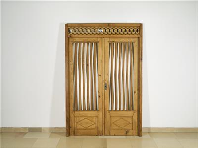 A Rare Double Door, - Furniture