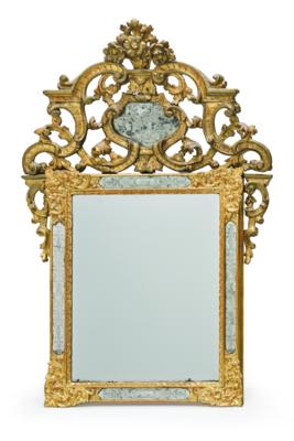 A Baroque Wall Mirror, - Di provenienza aristocratica