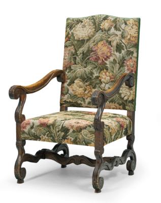 A Large Armchair in Baroque Style, - Majetek aristokratického původu a předměty důležitých proveniencí