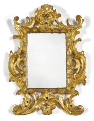 A Small Baroque Mirror, - Di provenienza aristocratica