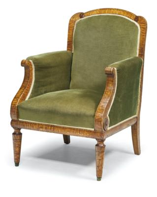 A Late Biedermeier Armchair, - Property from Aristocratic Estates and Important Provenance