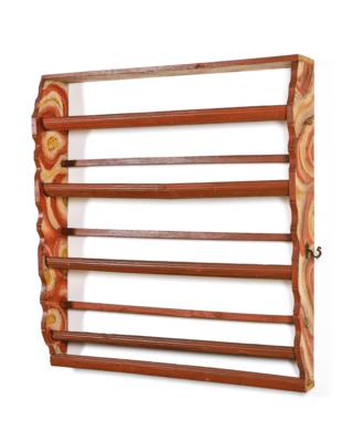 A Rustic Plate Rack, - Lidový nábytek
