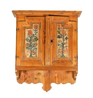 A Rustic Wall Cabinet, - County Furniture