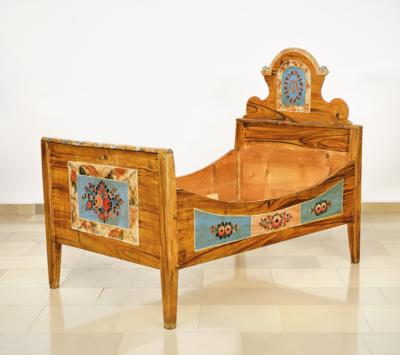 An Upper Austrian Child’s Bed, - Lidový nábytek