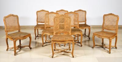 A Set of 8 Provincial Chairs, - County Furniture