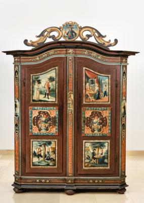 A Rare Rustic Cabinet, - Lidový nábytek