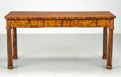 Rechteckiger Biedermeier-Tisch, - Furniture