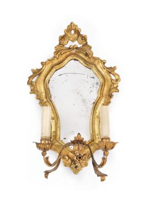 Kleine Spiegelwandapplike - Aus aristokratischem Besitz und bedeutender Provenienz