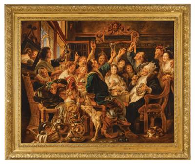 Nachahmer des Jacob Jordaens - Majetek aristokratického původu a předměty důležitých proveniencí