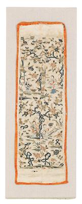 Chinesische Stickerei, - Orientteppiche, Textilien und Tapisserien