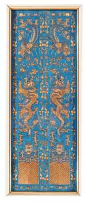 Chinese gold embroidery, - Orientální koberce, textilie a tapiserie