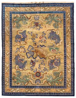 Beijing palace carpet, silk, - Orientální koberce, textilie a tapiserie