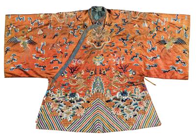 Silk dragon robe, - Orientální koberce, textilie a tapiserie