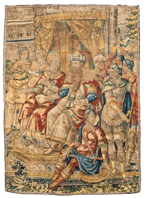 Tapestry fragment, - Oriental Carpets, Textiles and Tapestries