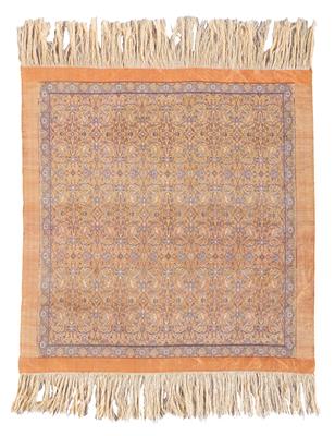 Persian silk textile, - Orientální koberce, textilie a tapiserie