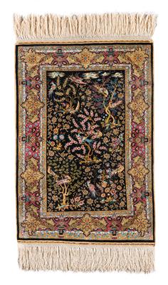 Hereke silk, 15 x 15, - Tappeti orientali, tessuti, arazzi