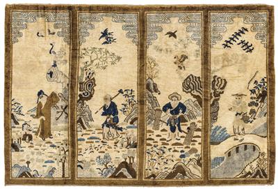 China silk, - Orientální koberce, textilie a tapiserie