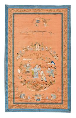 Chinese embroidery, - Orientální koberce, textilie a tapiserie