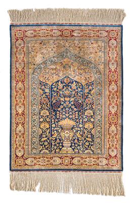 Hereke silk 12 x 13, - Orientální koberce, textilie a tapiserie