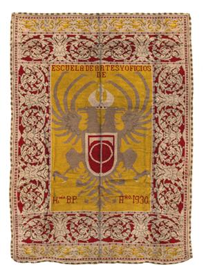 Spanish hand knotted carpet, - Orientální koberce, textilie a tapiserie
