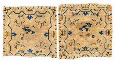 Two Ningxia Cushions, - Tappeti orientali, tessuti, arazzi