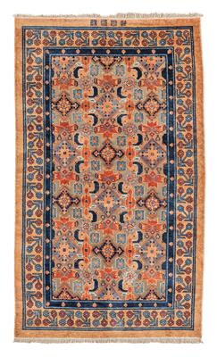 Chinesischer Seidenteppich, - Orientteppiche, Textilien und Tapisserien