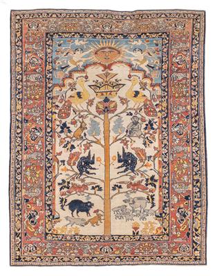 Tabriz Pictorial Carpet, - Oriental Carpets, Textiles and Tapestries