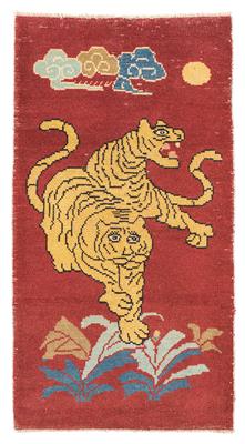 Tigerteppich,  ca. 146 x 78 cm, - Orientteppiche, Textilien und Tapisserien