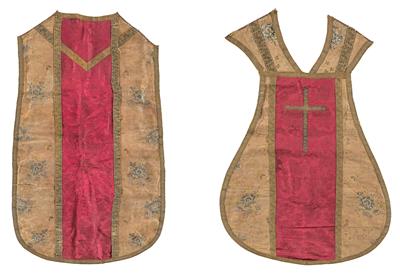 Two Parts of a Chasuble, - Oriental Carpets, Textiles and Tapestries