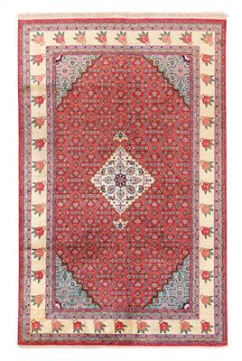 Ghom Seide, Iran, ca. 217 x 138 cm, - Orientteppiche, Textilien und Tapisserien