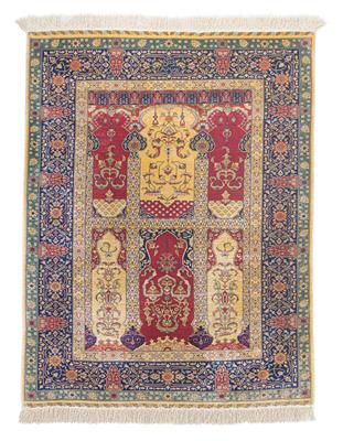 Hereke 10 x 10, Turkey, c. 135 x 103 cm, - Orientální koberce, textilie a tapiserie