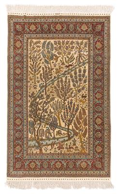 Hereke 10 x 10,  Türkei, ca. 194 x 120 cm, - Orientteppiche, Textilien und Tapisserien