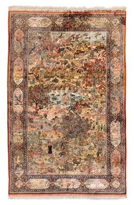 Hereke, China, c. 243 x 157 cm, - Orientální koberce, textilie a tapiserie