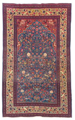 Keshan, Iran, c. 212 x 130 cm, - Orientální koberce, textilie a tapiserie